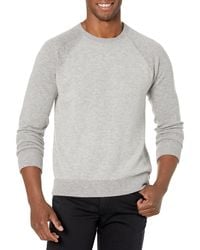 Vince - Birdseye Baseball Long Sleeve Crewneck Sweater - Lyst