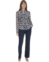 Tommy Hilfiger - S Printed Long Sleeve Floral Top - Lyst