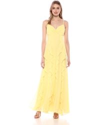 bcbg eleeza ruffle dress