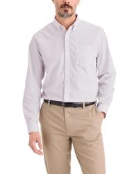 Dockers - ® Signature Shirt Long Sleeve Classic Fit With Stain Defender® - Lyst