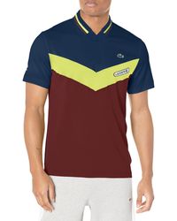 Lacoste - Short Sleeve Slim Fit Colorblock Tennis Polo - Lyst