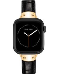 Anne Klein - Leather Fashion Band For Apple Watch Secure - Lyst