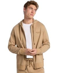 Michael Kors - Tufted Logo Full Zip Hoodie - Lyst