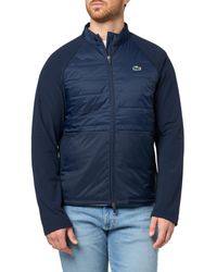 Lacoste - Sport High Neck Quilted Golf Jacket - Lyst