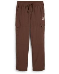 PUMA - Classics Woven Cargo Pants Casual - Lyst