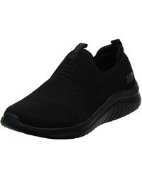 skechers loafers mens black
