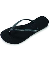 Havaianas - Women's Slim Flip Flops Sandals - Black, 7/8 - Lyst