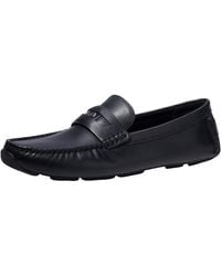 COACH - C Coin Leather Driver Loafer - Lyst