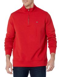 Tommy Hilfiger - Mens 1/4 Zip Mockneck-sweatshirt Sweater - Lyst