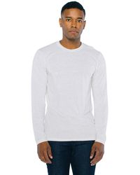 American Apparel Blend Long Sleeve T-shirt - White
