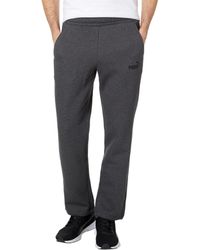 PUMA - Essentials Logo Fleece Sweatpants Pants - Lyst
