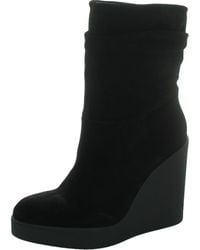 Jessica Simpson - Mynette Suede Pull On Mid-Calf Boots - Lyst