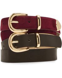 Steve Madden - 2 Pack Jeans Dresses Pants Ladies Waist Belt - Lyst