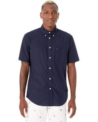 Tommy Hilfiger - Adaptive Magnetic Short Sleeve Button Shirt Slim Fit - Lyst