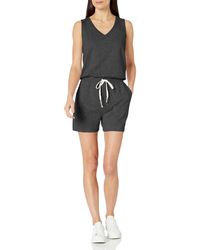 Amazon Essentials - Studio Terry Fleece Romper Jumpsuit - Lyst