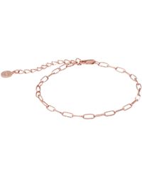 ALEX AND ANI - Aa732922sr,paperclip Chain Bracelet,shiny Rose Gold,rose Gold - Lyst