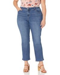 NYDJ - Size Marilyn Straight Ankle Jeans | Slimming & Flattering Fit - Lyst