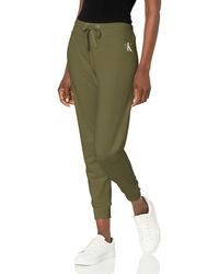 Calvin Klein - Jeans Shiny Foil Logo Trim Jogger - Lyst