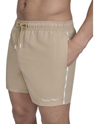 Calvin Klein - Volley Quick Dry Lightweight Swim Trunk Badehose - Lyst
