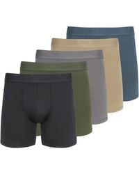 PUMA - 5 Pack Performance Boxer Briefs - Lyst