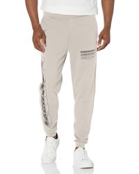Lacoste - Double Face Slim Track Pant Jogger With Adjustable Waist - Lyst