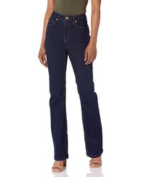 Anne Klein - High Rise Fly Front 5-pkt Boot Cut - Lyst