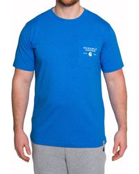 Carhartt - Relaxed Fit Heavyweight Short-sleeve Pocket Logo Graphic T-shirt - Lyst