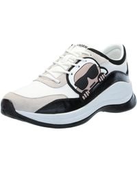 Karl Lagerfeld - Paris Coty Lace Up Sneaker With Karl Head - Lyst