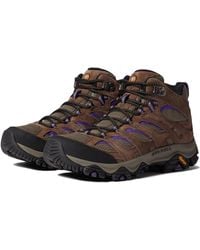 Merrell - Moab 3 Mid Shoes Bracken/ Synthetic/Textile - Lyst