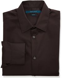 Perry Ellis homme à manches longues Solid Twill Untucked-Choisir Taille/couleur 
