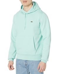 Lacoste - Long Sleeve Solid Pop Over Sweater - Lyst