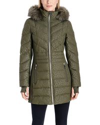 london fog long puffer coat