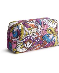 Vera Bradley - Featherweight Large Cosmetic Makeup Bag - Lyst