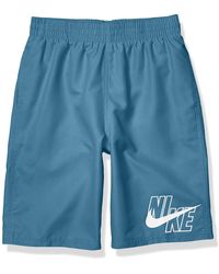 nike swimming swoosh print lap short