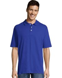 Hanes - Mens Short Sleeve X-temp Performance Polo Fashion T Shirts - Lyst