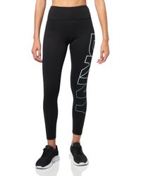DKNY - Exploded Logo High Waist Balance Compression Legging - Lyst