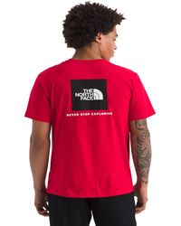 The North Face - 's Core Box Nse Short Sleeve Tee | Branded T-shirt With A Ribbed Collar - Lyst