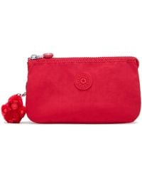 Kipling - Pouches/cases Creativity L Red Rouge Large - Lyst