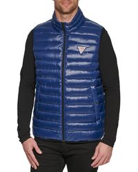 Guess - Essential Light Weight Transitional Vest - Lyst