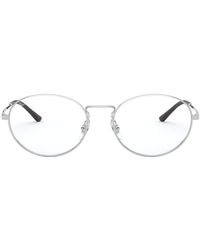 Ray-Ban Rx6547 Oval Metal Eyeglass Frames in Metallic - Lyst