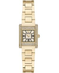 Emporio Armani - Two-hand Gold-tone Stainless Steel Watch - Lyst