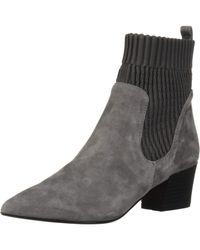 kensie natthan suede heeled booties