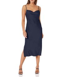 Nine West - Spaghetti Strap Bias Cut Slip Dress W/c - Lyst