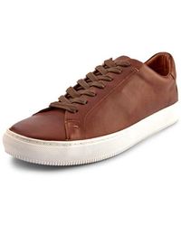 Frye - Astor Low Lace Sneakers For Crafted From Leather With Artisanal Hand-tacking Details - Lyst