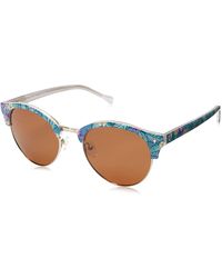 Vera Bradley - Jade Polarized Round Sunglasses - Lyst
