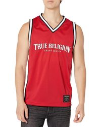 True Religion - Arch Logo Jersey - Lyst