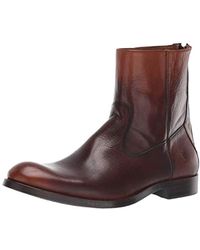 frye men's jacob back zip boot