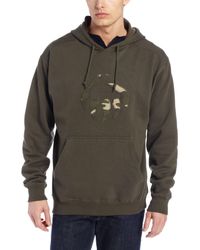 Wolverine Mens Graphic Camo Claw Hooded Sweatshirt
