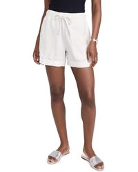 Vince - S Mid Waist Tie Front Pull On Short Pants - Lyst