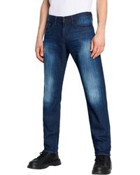 Emporio Armani - J13 Slim Fit Comfort Fabric Stretch Denim Jeans - Lyst